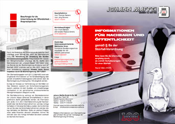 Flyer Störfall-Verordnung